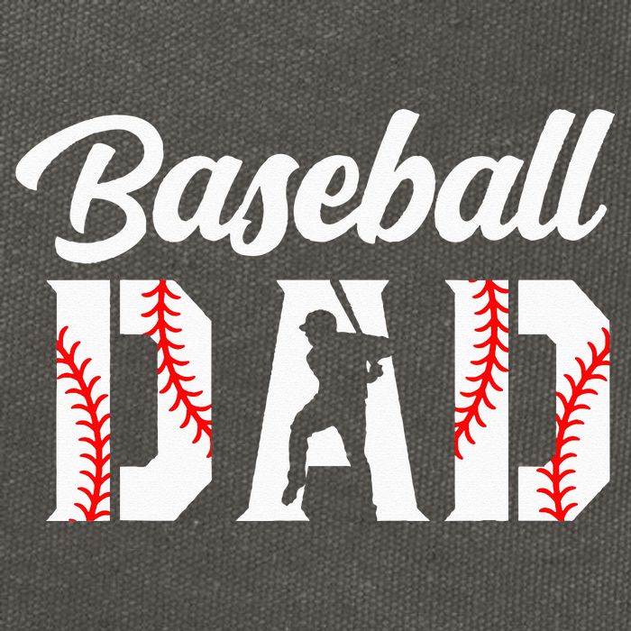 Baseball Dad Apparel Dad Baseball Cotton Canvas Backpack
