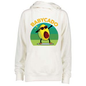 Babycado Dabbing Avocado Cute Baby Boy Mexican Womens Funnel Neck Pullover Hood