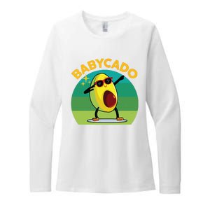 Babycado Dabbing Avocado Cute Baby Boy Mexican Womens CVC Long Sleeve Shirt