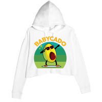 Babycado Dabbing Avocado Cute Baby Boy Mexican Crop Fleece Hoodie