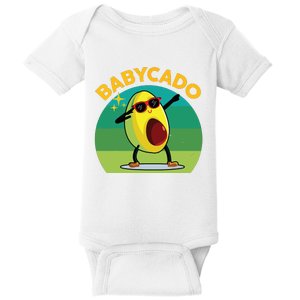 Babycado Dabbing Avocado Cute Baby Boy Mexican Baby Bodysuit