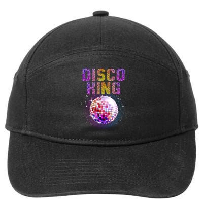 Best Disco Art Groovy Dance Music Disco Lover 7-Panel Snapback Hat