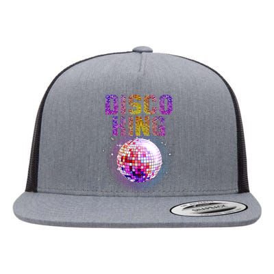 Best Disco Art Groovy Dance Music Disco Lover Flat Bill Trucker Hat