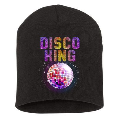 Best Disco Art Groovy Dance Music Disco Lover Short Acrylic Beanie