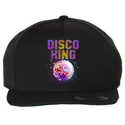 Best Disco Art Groovy Dance Music Disco Lover Wool Snapback Cap