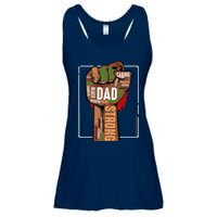 Black Dad African American Melanin Pride Black History Month Ladies Essential Flowy Tank