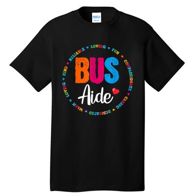 Bus Driver Aide Matching Group Squad Back To School Tall T-Shirt