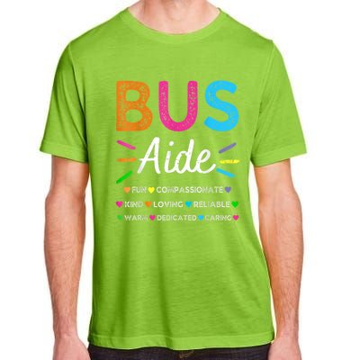 Bus Driver Aide Back To School Matching Group Squad Adult ChromaSoft Performance T-Shirt