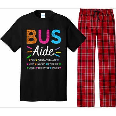 Bus Driver Aide Back To School Matching Group Squad Pajama Set