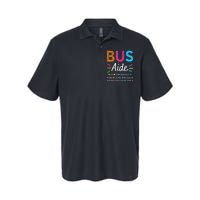 Bus Driver Aide Back To School Matching Group Squad Softstyle Adult Sport Polo