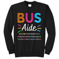 Bus Driver Aide Back To School Matching Group Squad Tall Sweatshirt