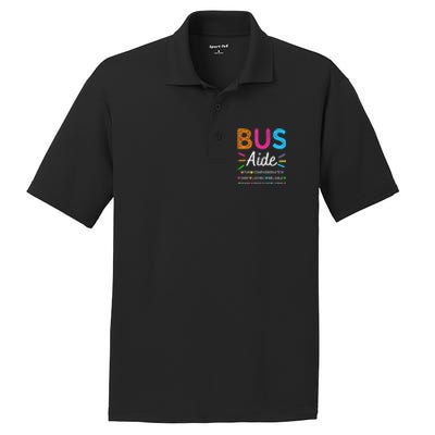 Bus Driver Aide Back To School Matching Group Squad PosiCharge RacerMesh Polo