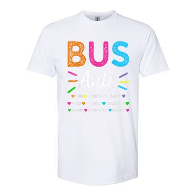 Bus Driver Aide Back To School Matching Group Squad Softstyle CVC T-Shirt