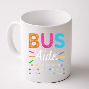 Bus Driver Aide Back To School Matching Group Squad Coffee Mug