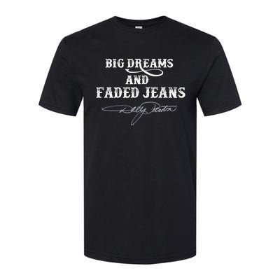 Big Dreams and Faded Jeans D.o.l.l.y P.a.r.t.o.n Vintage Retro 80s 90s Country Music Softstyle® CVC T-Shirt