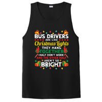 Bus Drivers Are Like Christmas Lights Christmas Bus Driver PosiCharge Competitor Tank