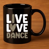 Best Dance Art For Dancing Dance Lover 11oz C Handle Ceramic Mug