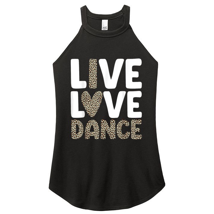 Best Dance Art For Dancing Dance Lover Women's Perfect Tri Rocker Tank
