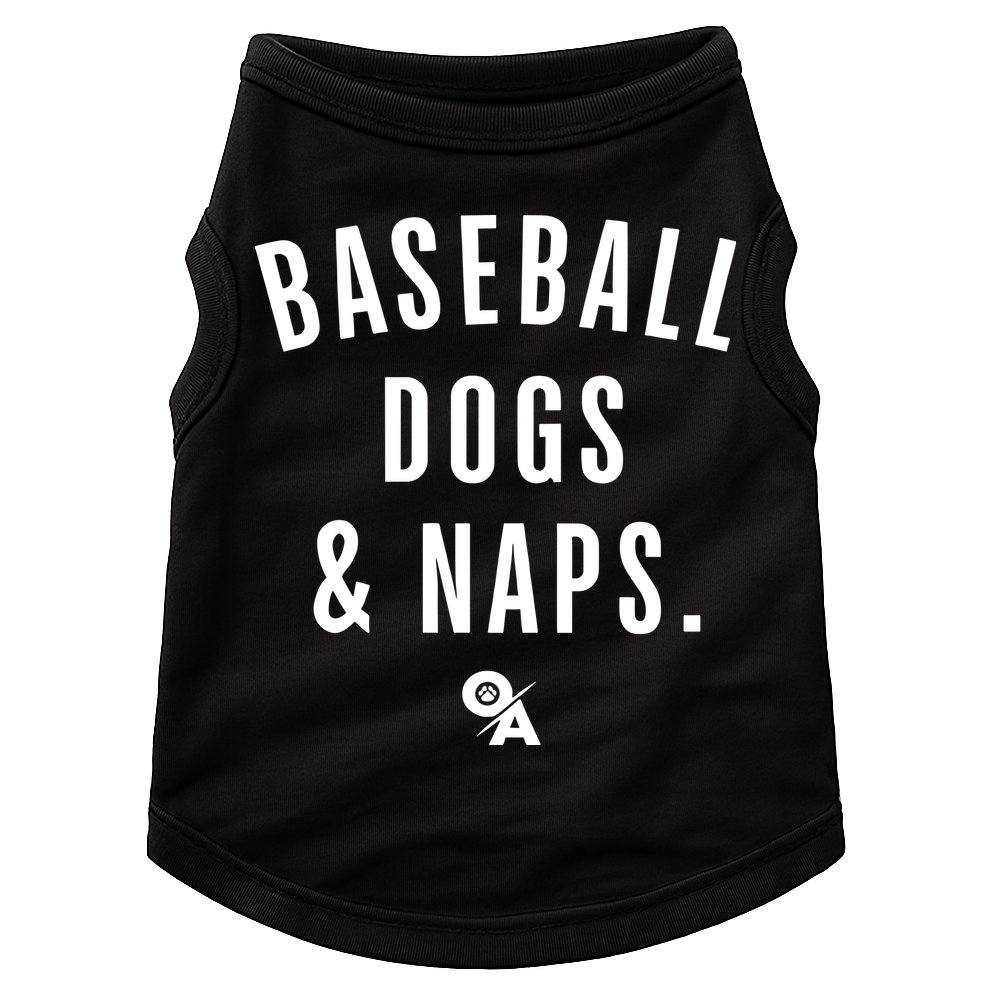 Baseball Dogs And Naps Doggie Tank