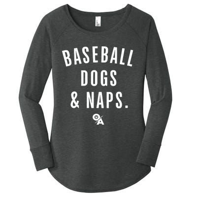 Baseball Dogs And Naps Women's Perfect Tri Tunic Long Sleeve Shirt