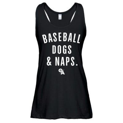 Baseball Dogs And Naps Ladies Essential Flowy Tank
