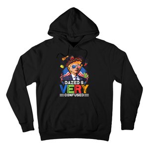 Biden Dazed And Very Confused Funny Anti Biden 4th Of July Hoodie