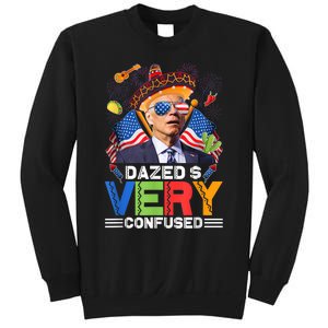 Biden Dazed And Very Confused Funny Anti Biden 4th Of July Sweatshirt