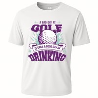 Bad Day At Golf Funny Cooling Performance Crew T-Shirt