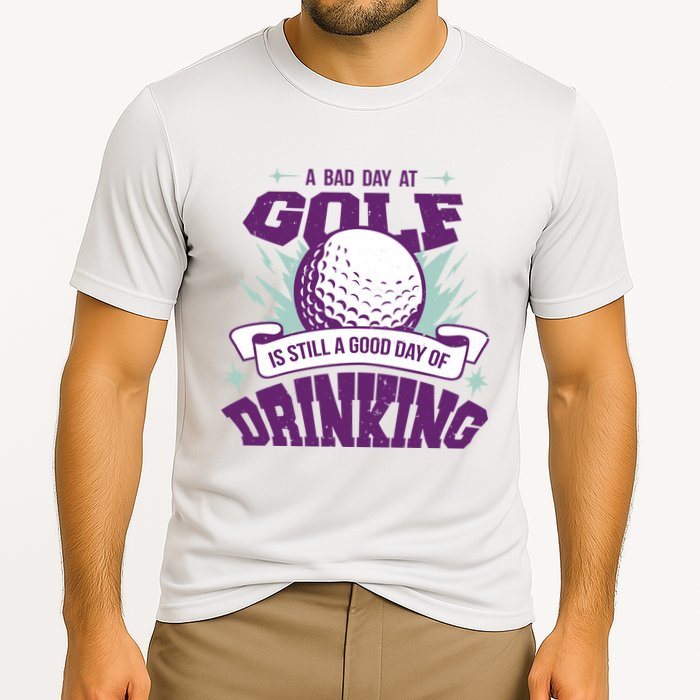 Bad Day At Golf Funny Cooling Performance Crew T-Shirt