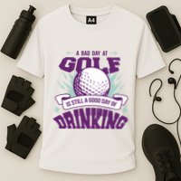Bad Day At Golf Funny Cooling Performance Crew T-Shirt