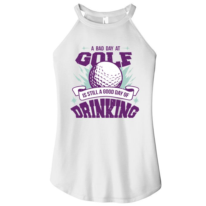 Bad Day At Golf Funny Women's Perfect Tri Rocker Tank