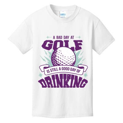 Bad Day At Golf Funny Kids T-Shirt