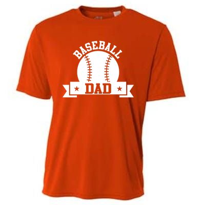 Baseball Dad Baseball Meaningful Gift Cooling Performance Crew T-Shirt