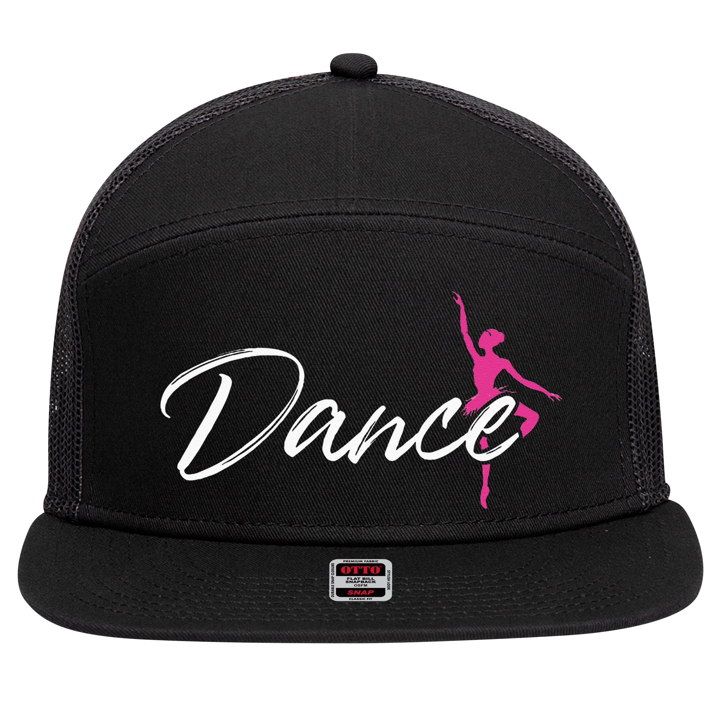 Ballet Dancer Ballerina Dance Gifts 7 Panel Mesh Trucker Snapback Hat