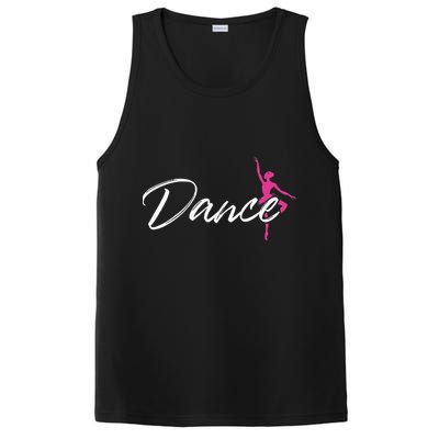 Ballet Dancer Ballerina Dance Gifts PosiCharge Competitor Tank
