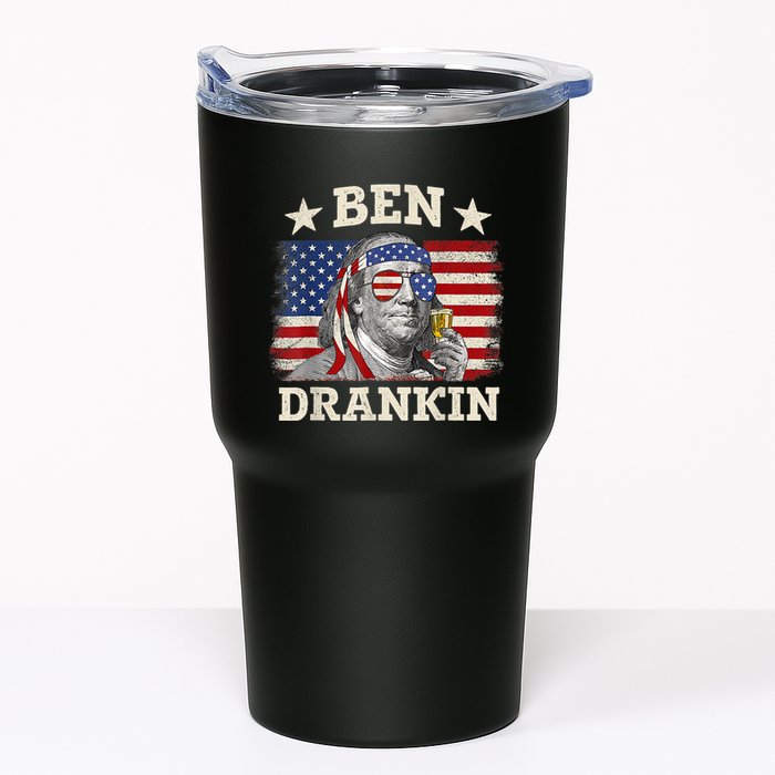 Ben Drankin Benjamin Franklin 4th Of July Funny Drinking Tumbler