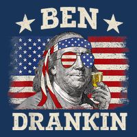 Ben Drankin Benjamin Franklin 4th Of July Funny Drinking Infant Baby Jersey Bodysuit
