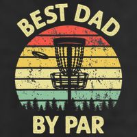 Best Dad By Par Funny Disc Golf Frisbee Golfer Father's Day Hat