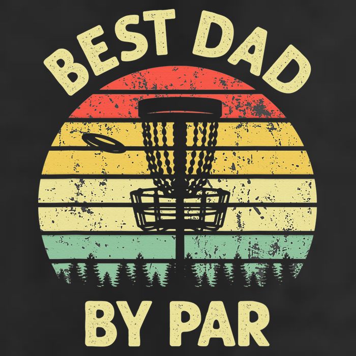 Best Dad By Par Funny Disc Golf Frisbee Golfer Father's Day Hat