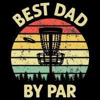 Best Dad By Par Funny Disc Golf Frisbee Golfer Father's Day Visor