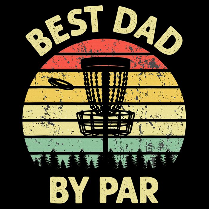 Best Dad By Par Funny Disc Golf Frisbee Golfer Father's Day Visor