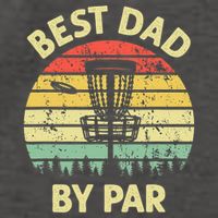 Best Dad By Par Funny Disc Golf Frisbee Golfer Father's Day Vector Backpack