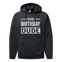 Birthday Dude Performance Fleece Hoodie