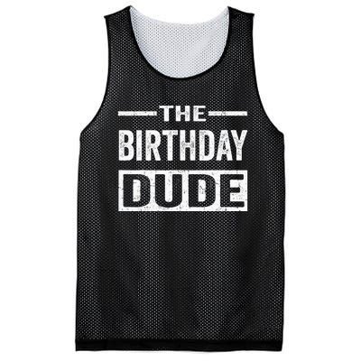 Birthday Dude Mesh Reversible Basketball Jersey Tank