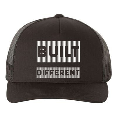 Built Different Yupoong Adult 5-Panel Trucker Hat