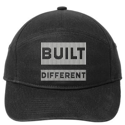 Built Different 7-Panel Snapback Hat