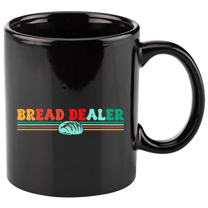 Bread Dealer 11oz C Handle Ceramic Mug