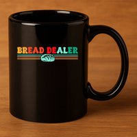 Bread Dealer 11oz C Handle Ceramic Mug