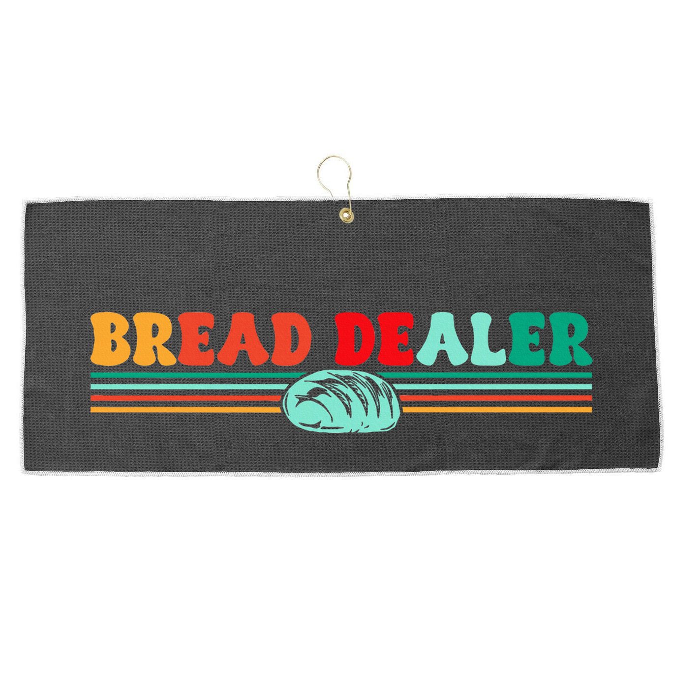 Bread Dealer Large Microfiber Waffle Golf Towel