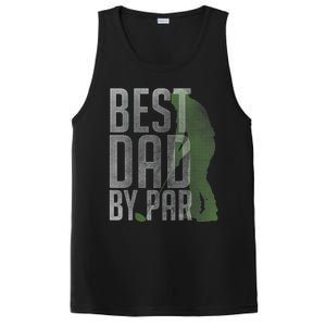 Best Dad by Par Father's Day Golf Lover Gift Papa Golfer PosiCharge Competitor Tank